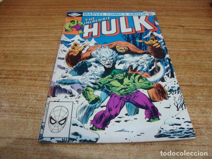 C&oacute;mics: COMIC THE INCREDIBLE HULK MARVEL COMICS GROUP N&ordm; 272 - Foto 1