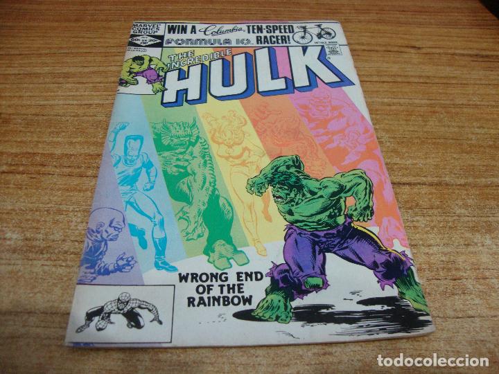 C&oacute;mics: COMIC THE INCREDIBLE HULK MARVEL COMICS GROUP N&ordm; 267 - Foto 1