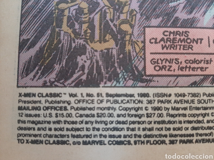 C&oacute;mics: MARVEL X-MEN USA 1990 #51 - Foto 2