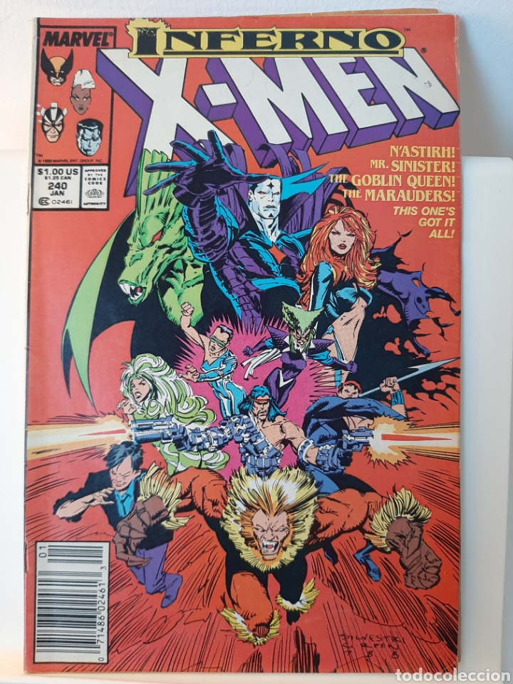 C&oacute;mics: MARVEL X-MEN USA 1989 #240 - Foto 1