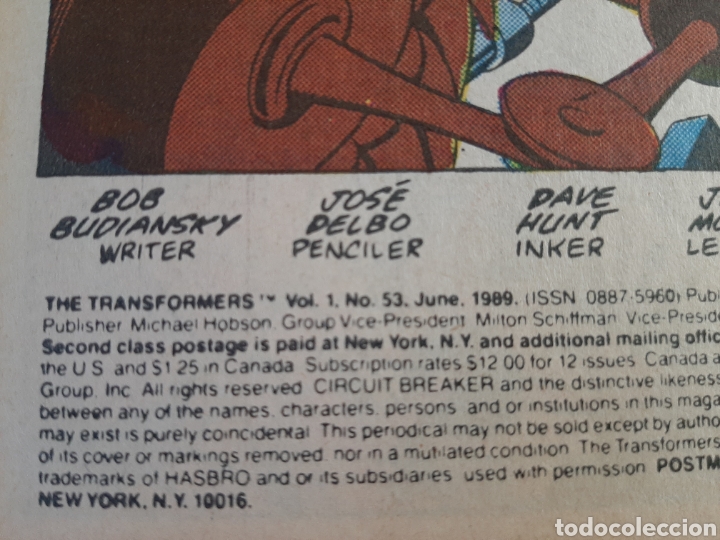 C&oacute;mics: MARVEL Transformers USA 1989 #53 - Foto 2