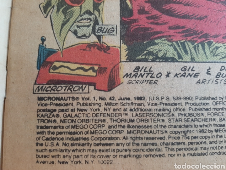 C&oacute;mics: MARVEL The Micronauts USA 1982 #42 - Foto 2