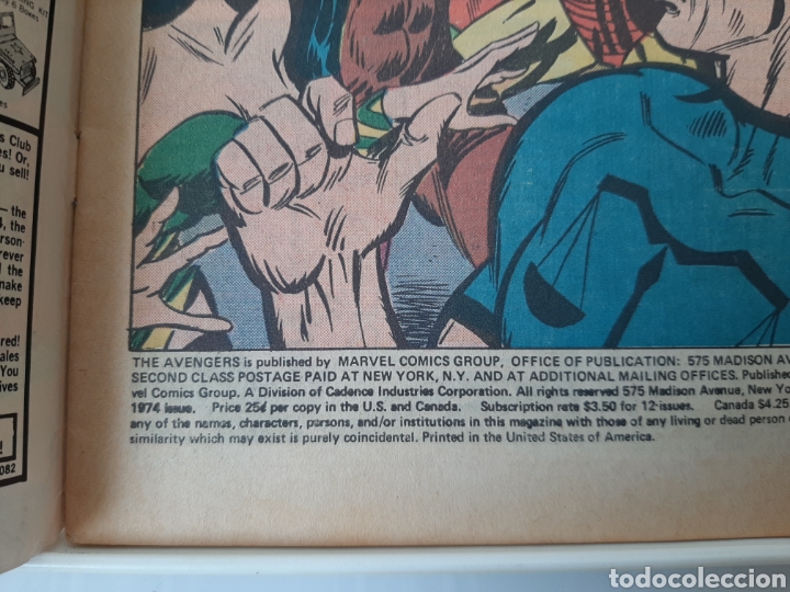C&oacute;mics: MARVEL The Avengers USA 1974 #123 - Foto 2