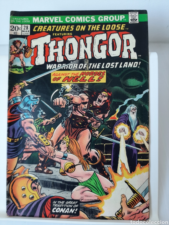 C&oacute;mics: MARVEL Thongor 1973 USA Vol 1 #28 - Foto 1