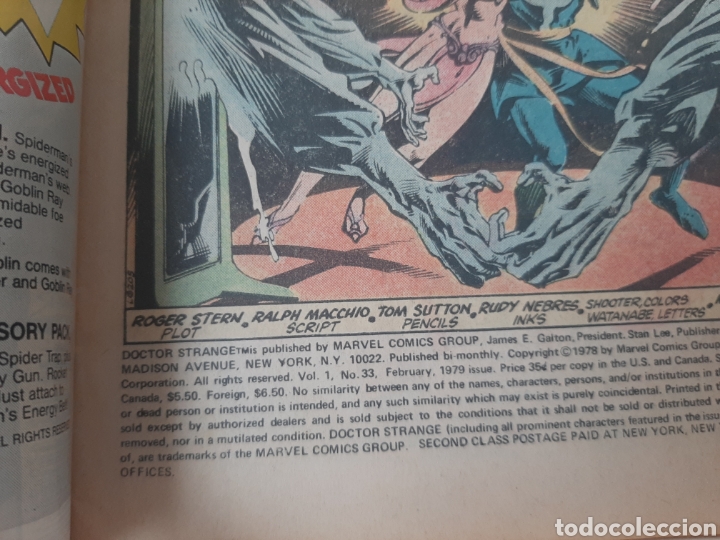 C&oacute;mics: MARVEL Doctor Strange 1979 Vol 1 #33 - Foto 2