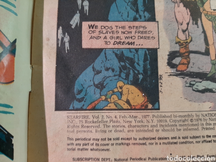C&oacute;mics: DC Starfire USA 1977 #4 Vol 2 - Foto 2