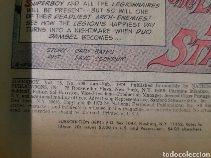 C&oacute;mics: DC Superboy USA 1974 #200 - Foto 3