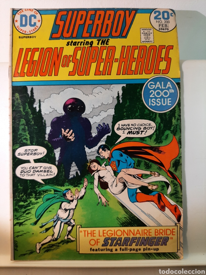 C&oacute;mics: DC Superboy USA 1974 #200 - Foto 1
