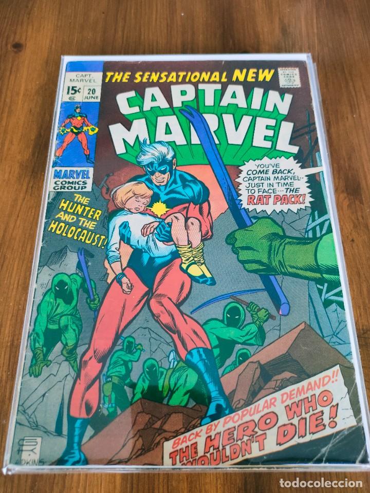 C&oacute;mics: Captain Marvel 20 vol 1 Marvel 1970 - Foto 1