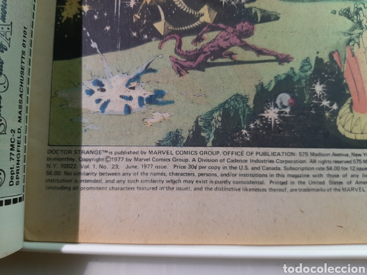 C&oacute;mics: MARVEL Doctor Strange 1977 #23 Vol.1 - Foto 2