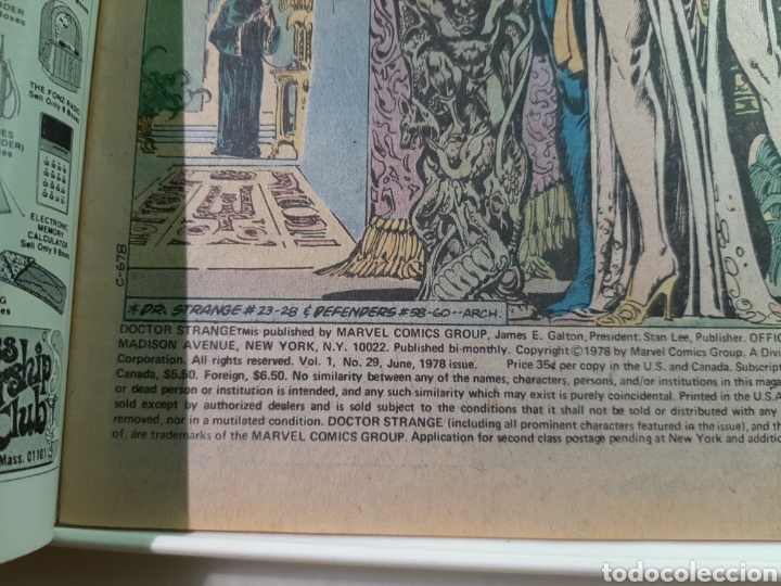 C&oacute;mics: MARVEL Doctor Strange 1978 #29 Vol 1 - Foto 2