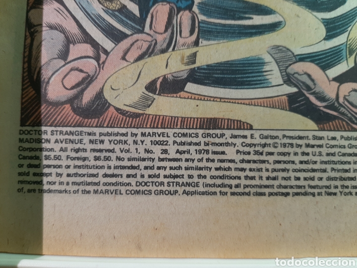 C&oacute;mics: MARVEL Doctor Strange 1978 #28 Vol 1 - Foto 2