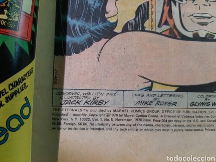 C&oacute;mics: MARVEL The Eternals 1976 #5 - Foto 2