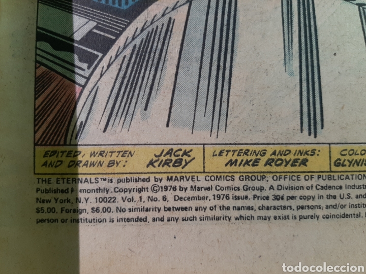 C&oacute;mics: MARVEL The Eternals 1976 #6 - Foto 2