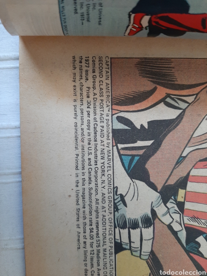 C&oacute;mics: MARVEL Captain America 1977 #206 - Foto 2
