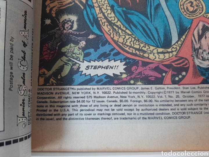 C&oacute;mics: MARVEL Doctor Strange 1977 #25 - Foto 2