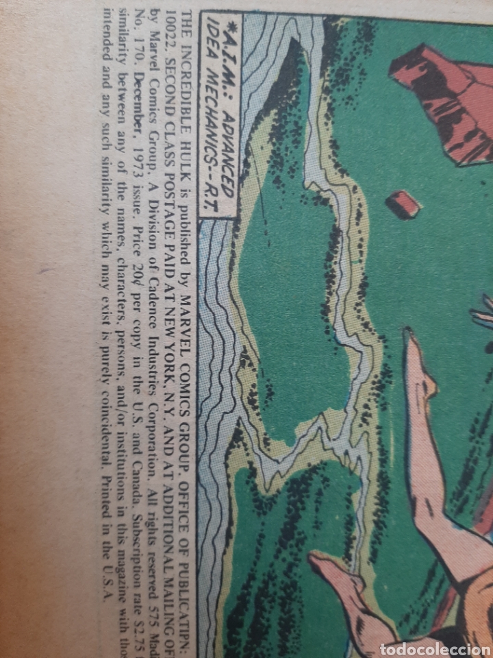 C&oacute;mics: MARVEL The Incredible Hulk 1973 #170 - Foto 2