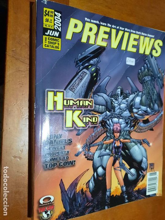 Comics: PREVIEWS. VOL. XIV, 46. REVISTA DE NOVEDADES EDITORIALES NORTEAMERICANAS ESE MES. INGL&Eacute;S. BUEN ESTAD