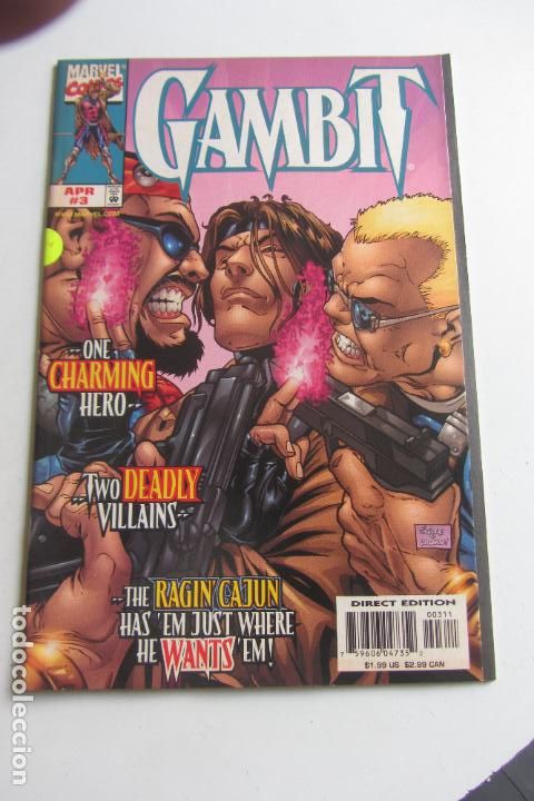 C&oacute;mics: GAMBIT 3 - MARVEL 1999 USA original arx176 - Foto 1