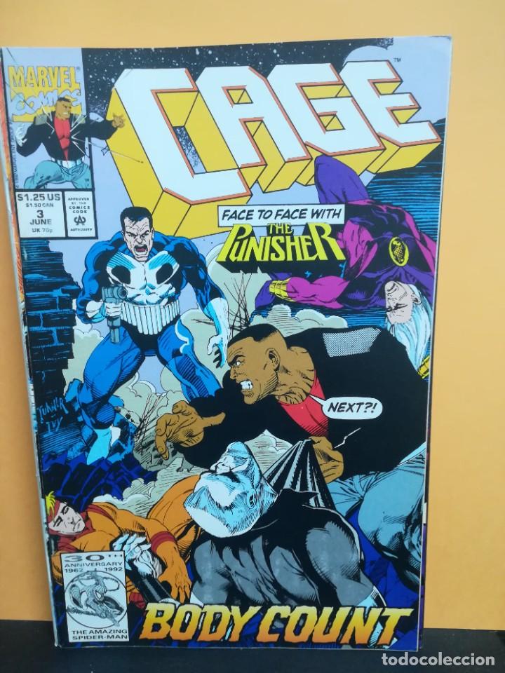 C&oacute;mics: CAGE. N&ordm; 3. MARVEL COMICS USA. 1992. FN-VFN - Foto 1