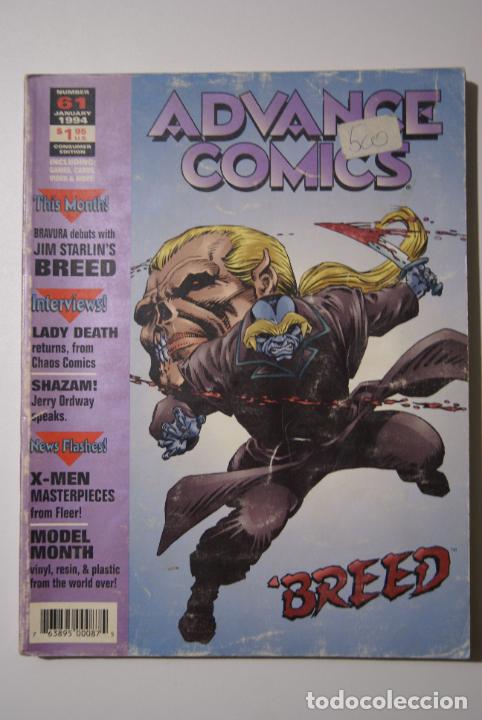 C&oacute;mics: Advance Comics Order Issue #61 Jan. 1994 . / Orderbook Order book - Foto 1