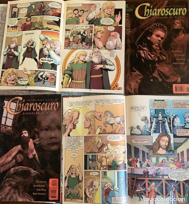 C&oacute;mics: LOTE 4 COMICS CHIAROSCURO sobre Leonardo Vinci - Foto 1