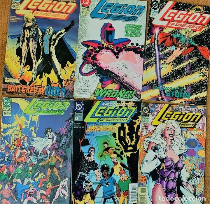 C&oacute;mics: LOTE 6 DC COMICS LEGION SUPERHEROES - Foto 1