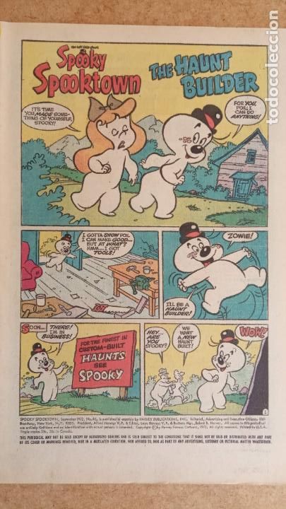 C&oacute;mics: SPOOKY SPOOKTOWN N&ordm; 45 SEPTEMBER 1972 - Foto 3