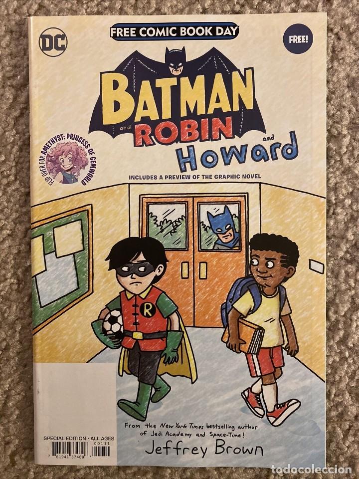 C&oacute;mics: FCBD Free Comic Book Day Batman Robin and Howard #1 DC - Foto 1