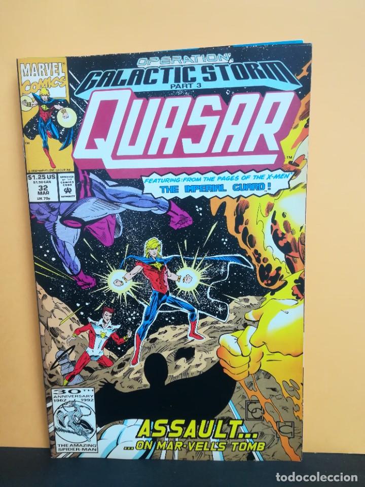 C&oacute;mics: QUASAR. N&ordm; 32. MARVEL COMICS USA. 1992. FN. - Foto 1