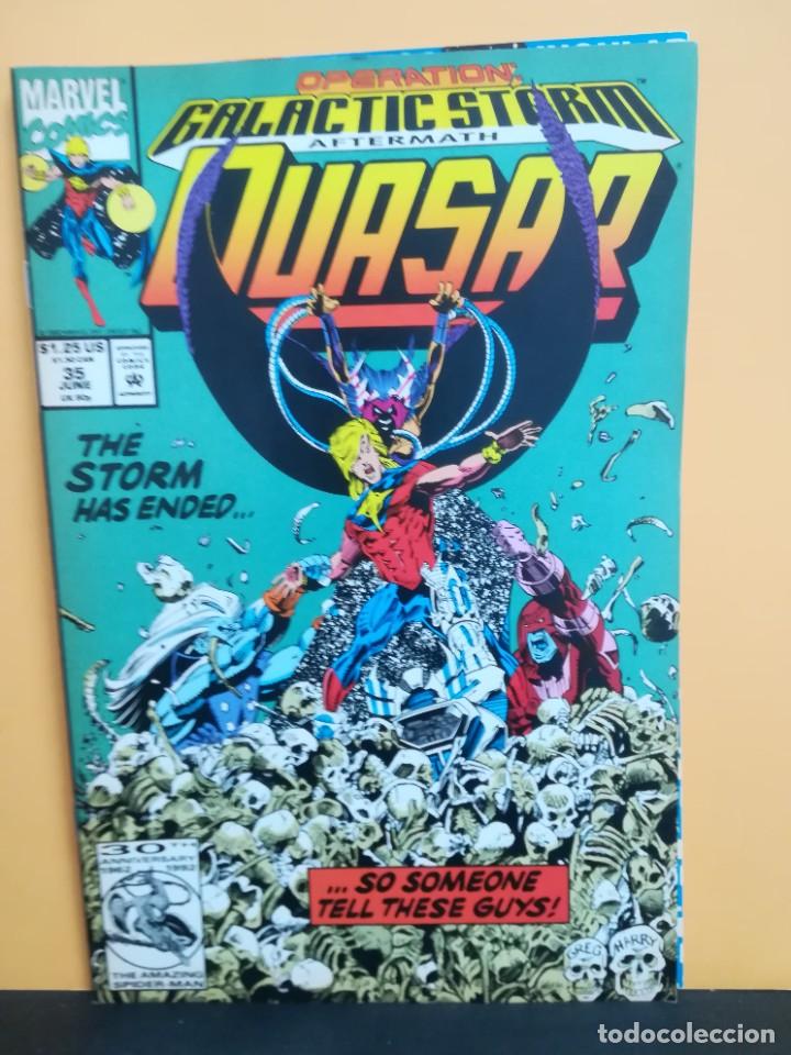 C&oacute;mics: QUASAR. N&ordm; 35. MARVEL COMICS USA. 1992. FN. - Foto 1