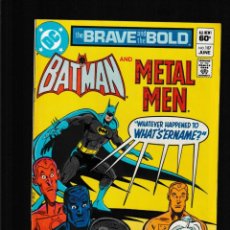 Cómics: BRAVE AND BOLD 187 - DC 1982 FN / BATMAN & METAL MEN / JIM APARO. Lote 341117723