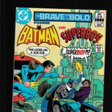 Cómics: BRAVE AND BOLD 192 - DC 1982 VFN / BATMAN & SUPERBOY / JIM APARO. Lote 341118263