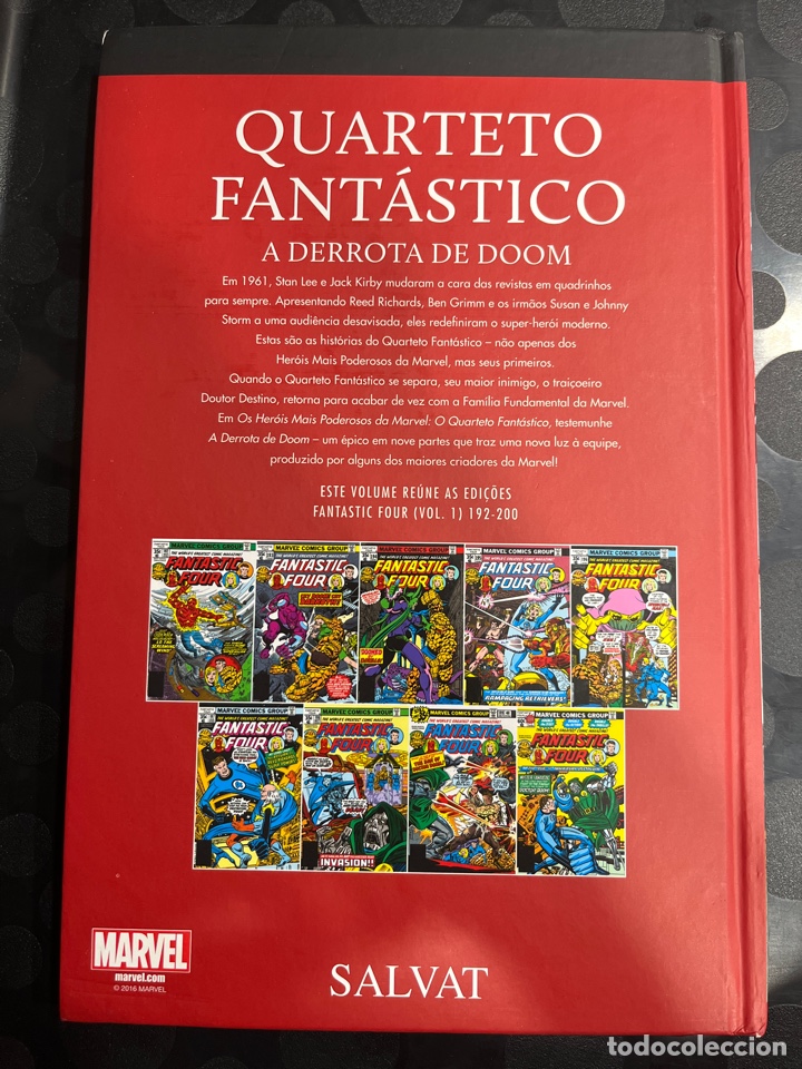 C&oacute;mics: OS HEROIS MAIS PODEROSOS DA MARVEL N.30 QUARTETO FANT&Aacute;STICO : A DERROTA DE DOOM ( 2016 ) - Foto 2
