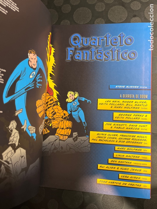 C&oacute;mics: OS HEROIS MAIS PODEROSOS DA MARVEL N.30 QUARTETO FANT&Aacute;STICO : A DERROTA DE DOOM ( 2016 ) - Foto 3