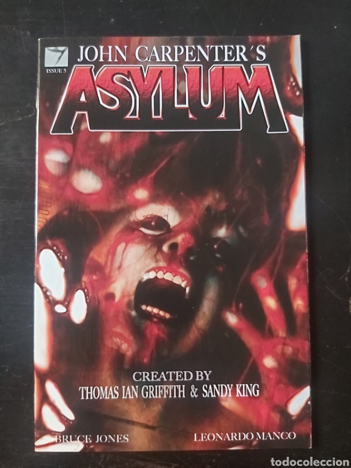 C&oacute;mics: JOHN CARPENTERS ASYLUM NUM. 5. BRUCE JONES Y LEONARDO MANCO. - Foto 1