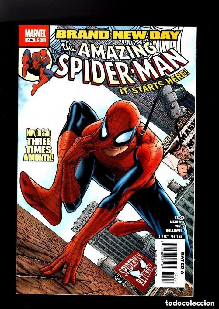 C&oacute;mics: AMAZING SPIDERMAN 546 Slott Brand new day SPIDER MAN USA NO FORUM NO PANINI NO VERTICE