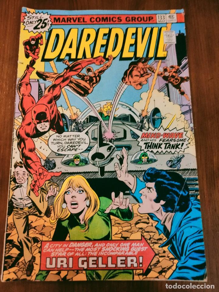 C&oacute;mics: Daredevil 133 vol 1 Marvel 1976 Uri Geller - Foto 1