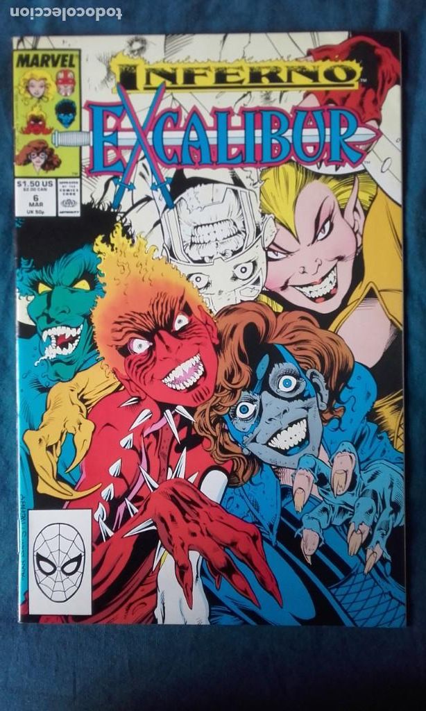 C&oacute;mics: Excalibur 6, vol. 1. Alan Davis. Crossover Inferno - Foto 1