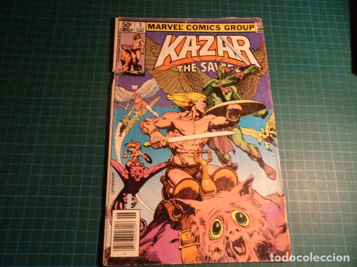 C&oacute;mics: Kazar. N&deg;3. Marvel. Con se&ntilde;ales de uso. - Foto 1
