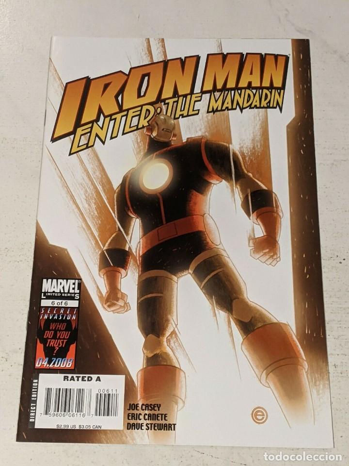 C&oacute;mics: Iron Man ENTER THE MANDARIN #6 April 2008 Marvel Comics - Foto 1