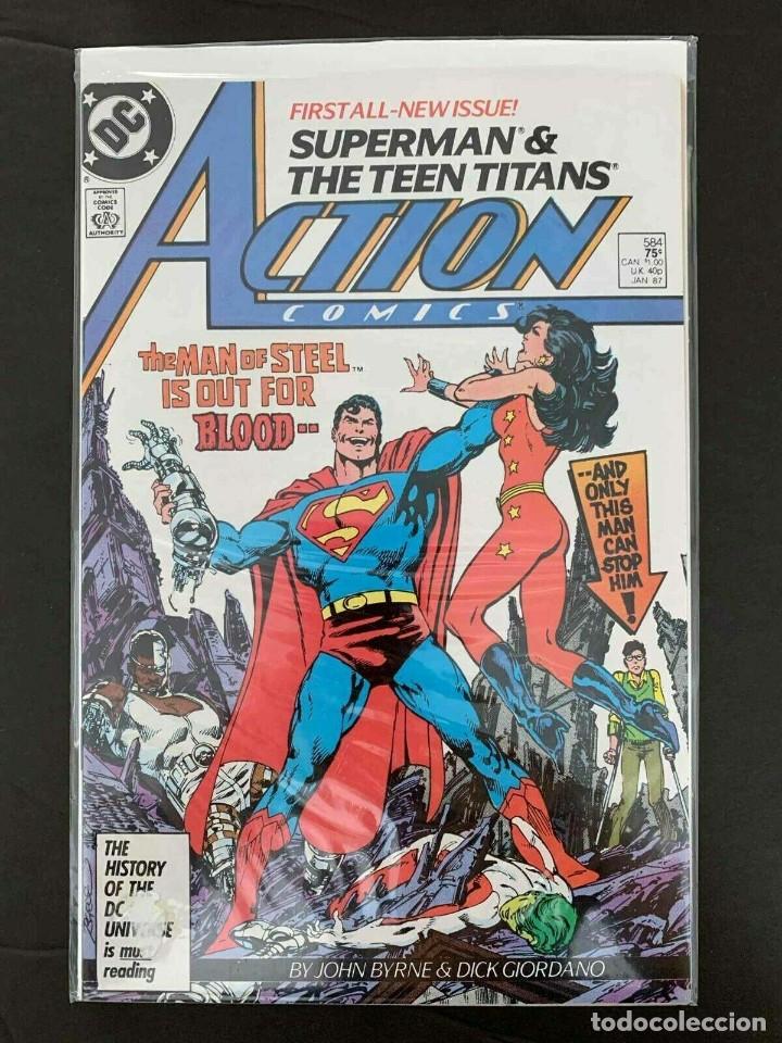 C&oacute;mics: ACTION COMICS #584 DC COMICS 1987 SUPERMAN. - Foto 1