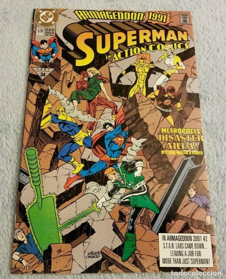 C&oacute;mics: Action Comics #670 - DC Comics - October 1991 - Superman - Foto 1
