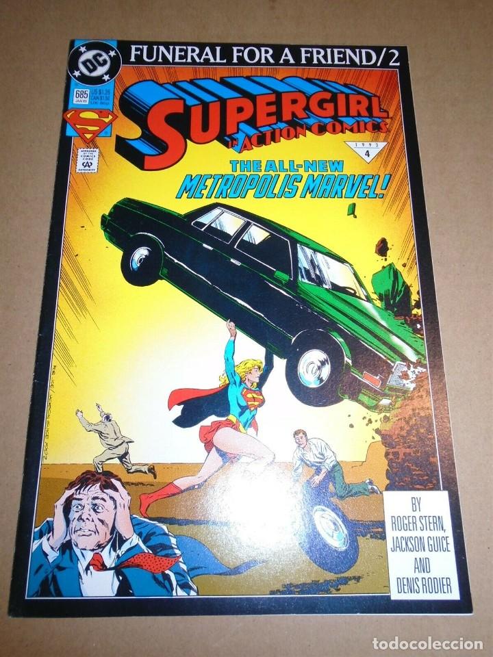C&oacute;mics: ACTION COMICS #685 DC SUPERMAN JANUARY 1993 - Foto 1