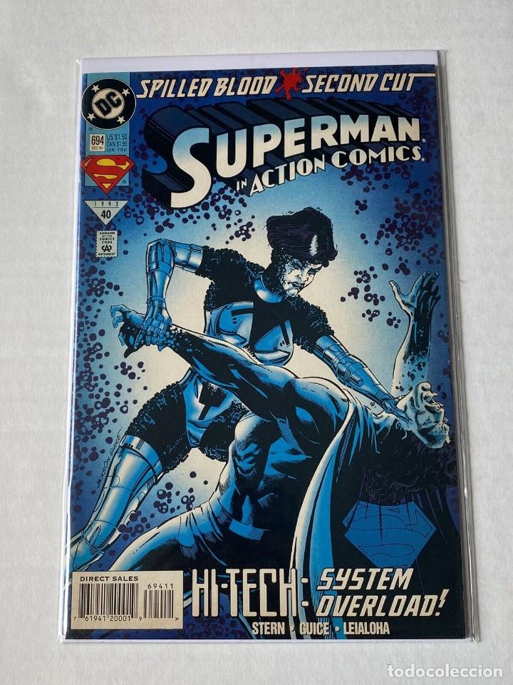 C&oacute;mics: DC Comic Book Superman In Action Comics #694 - Foto 1