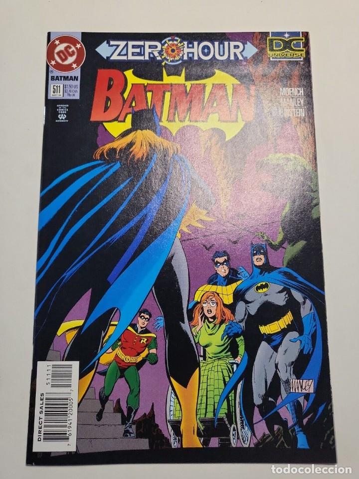 C&oacute;mics: BATMAN #511: &rdquo;Zero Hour&rdquo; DC COMICS 1994 - Foto 1