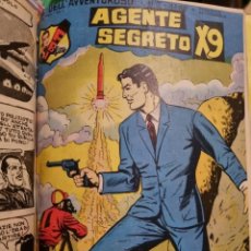 Cómics: AGENTE SECRETO X9 ALBI DE´L AVVENTUROSO 1963-1965 ENCUADERNADO ITALIANO. Lote 353892343