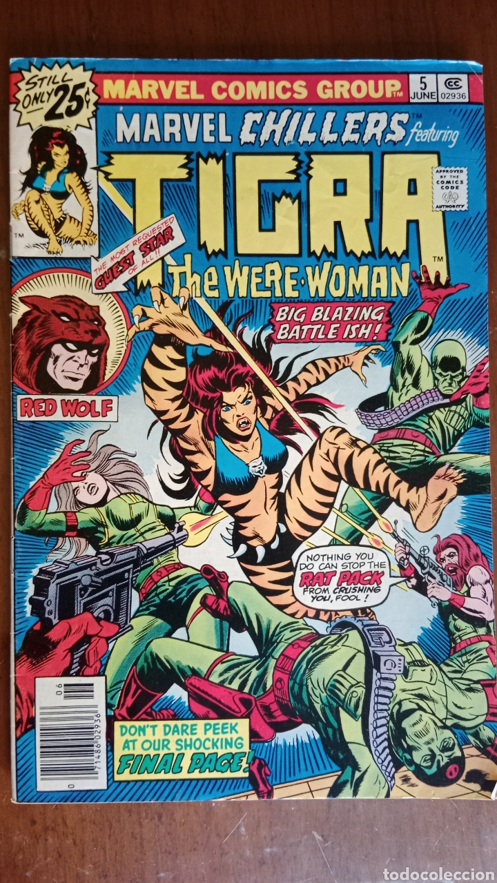 C&oacute;mics: Marvel chillers 5: Tigra - Foto 1