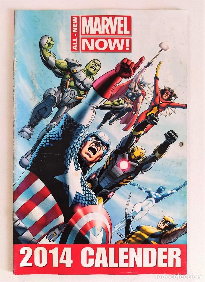 C&oacute;mics: ALL-NEW MARVEL NOW! 2014 CALENDER: ARTHUR ADAMS, JOE QUESADA, MIKE ALLRED, STEVE McNIVEN, ESAD RIBIC