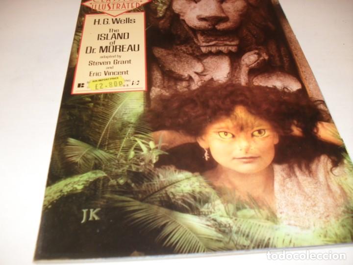 C&oacute;mics: (EN INGLES) CLASSICS ILLUSTRATED H G WELLS ISLAND OF DR.MOREAU.A&Ntilde;O 1990.TEBEO DIFiCIL.